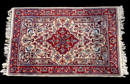 Semi-Antique Persian Rug / Mat ~2.5'x4'