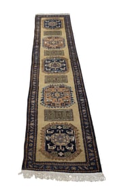 Turkish Runner Rug / Runner ~2'x10'
