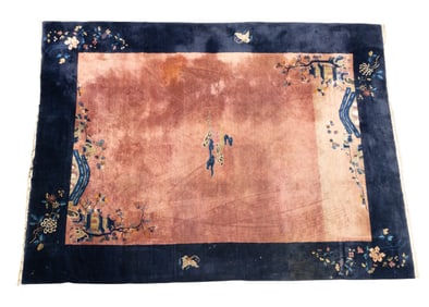 Oriental Art Deco Rug