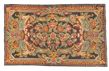 Hand Made Turkish Rug Floral ~7'x12'