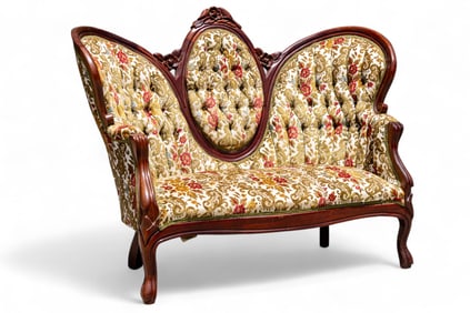 French High Back Sofa