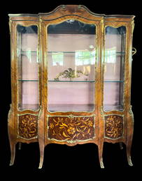 Antique Louis XV China Cabinet