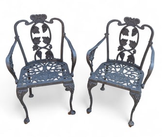 Vintage Iron Patio Chairs