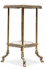 Neo Classical Bronze Side Table