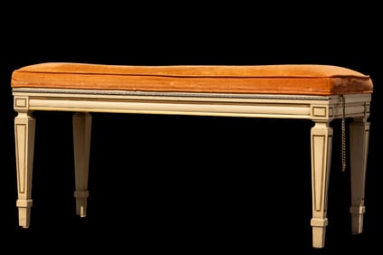 Mid Century Upholstered Bench