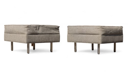 Modernica Upholstered Ottoman Pair