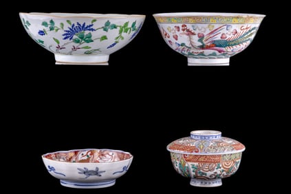 Early Guangxu and Imari Bowls