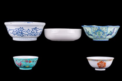 Chinese Painted Porcelain Bowls