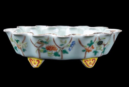 Celadon Four-Footed Dish
