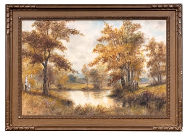 Geoff H. Flavelle (1868-1945) Nature Watercolor