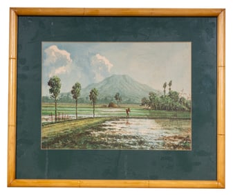 Anton Kustia Widjaja Indonesia Watercolor
