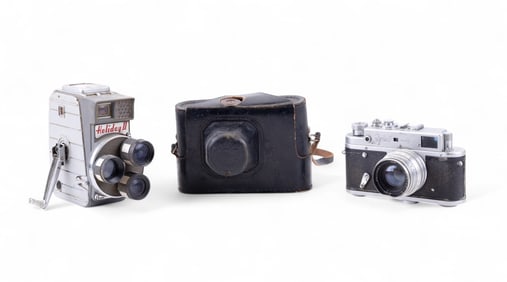 Zorki 4, Jupiter 8 Lens, Holiday 2, Vint. Cameras