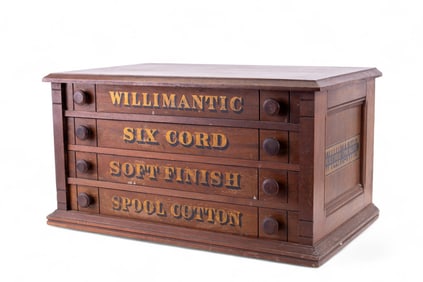 Willimantic General Store Spool Cabinet