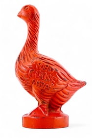 Antique Advertising Red Goose Shoes Coin Bank