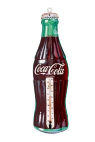 Metal Coke Thermometer Advertising Sign, Donasco