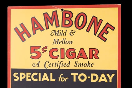 Original Hambone Cigar Menu Board