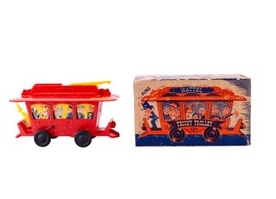 Vintage Mattel Tricky Trolley Plastic Toy