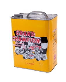Grand Champion Motor Oil 2 Gal. Can, Racecar
