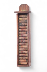 Western Super X Shotgun Ammunition Wood Display