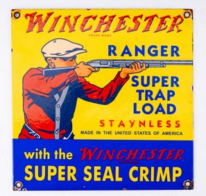 Winchester Ranger Super Trap Load Advertising Sign