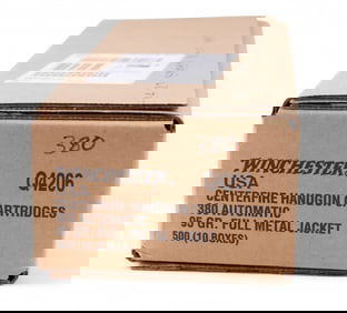 Winchester 380 95GR FMJ Cartridges NIB