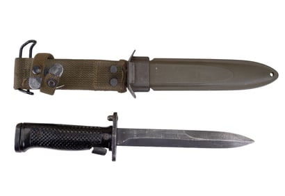 Vietnam Era US M5A1 M1 Garand Bayonet w/ Scabbard