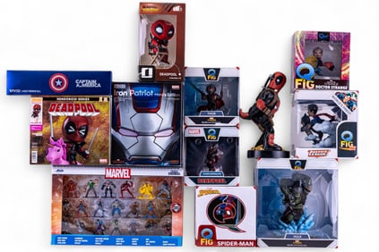 Marvel & DC Collectibles, Q-Fig, Figurines (11 Pc)