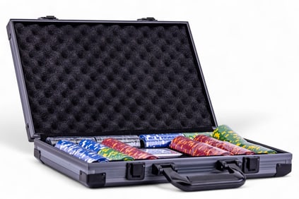 400 Chip Poker Set in Aluminum Case