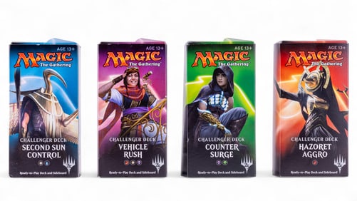 Four Magic: The Gathering Challenger Decks