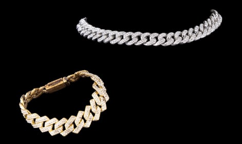 Rhinestone Necklace and Bracelet