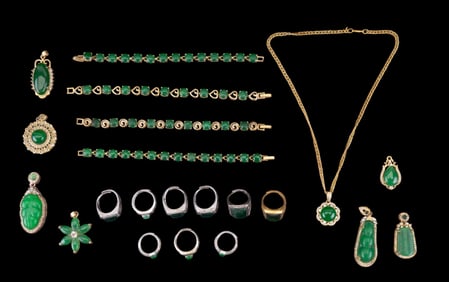 Green Hardstone Jewelry