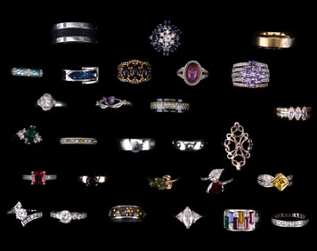 28 Costume Jewelry Cocktail Rings