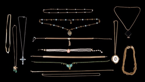 Gold Tone, Vintage Costume & more Jewelry