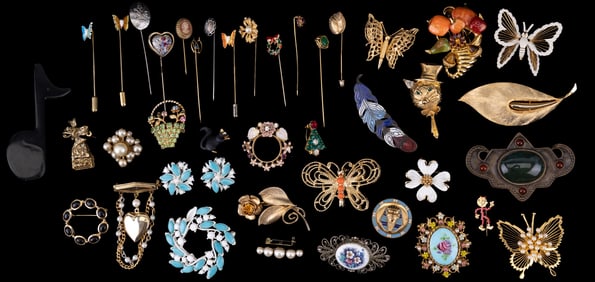 Vintage Stick Pins & Brooches