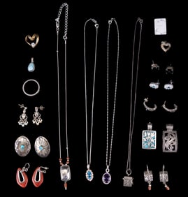 Sterling Silver Jewelry Grouping