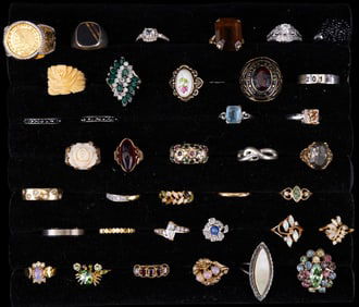 Custom Cocktail Ring Grouping