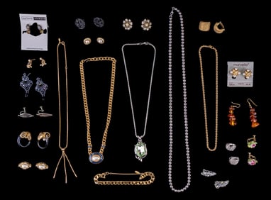 Givenchy, Monet, Amber, Crown Trifari, more