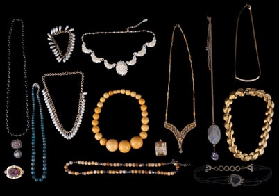 Vintage Pendants and Stone Necklaces