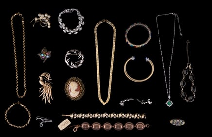 Vintage Designer Bracelets, Brooches, & Necklaces