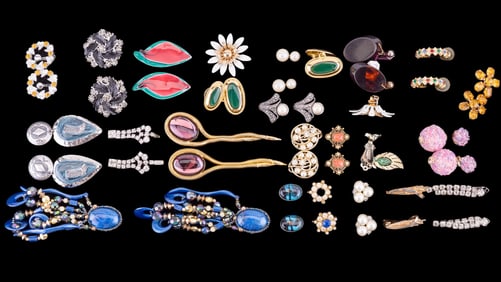 Vintage Screw Back, Clip on, and Pierced Earrings