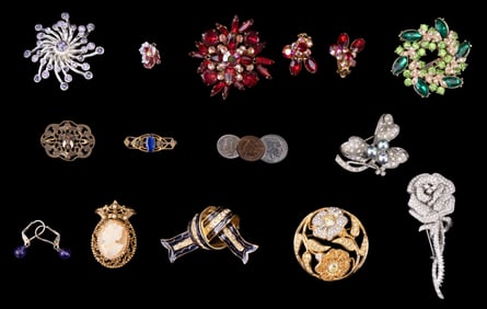 Vintage Swarovski and other Brooches