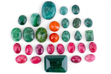 Natural Emerald, Ruby, and other Loose Stones