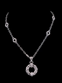Judith Ripka Sterling Silver Necklace