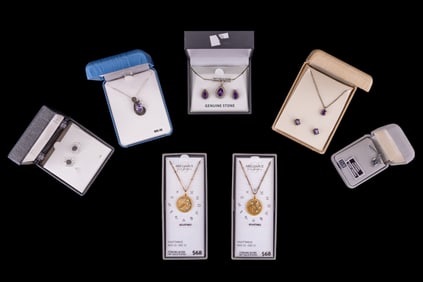 Sterling Silver Necklaces and Sets in Boxes