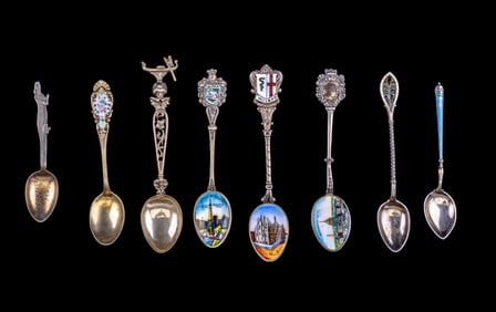 Sterling Silver Souvenir Spoons