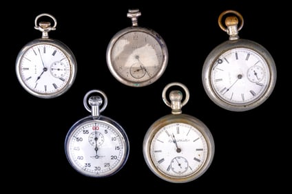 Elgin Pocket Watches and Stopwatch