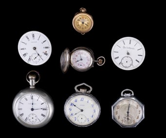 Waltham, Elgin, Astra Pocket Watches