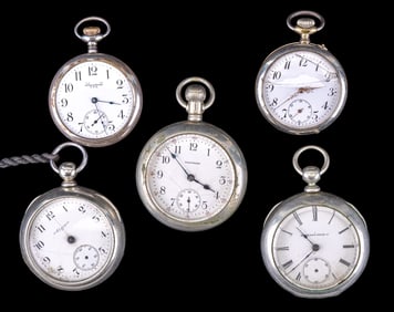 Waltham, Elgin, and Standard Pocket Watches