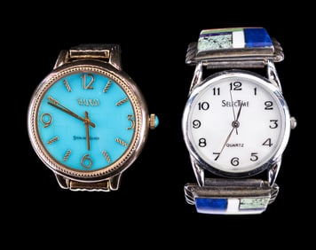 Native American and Ecclissi 925 Wrist Watches