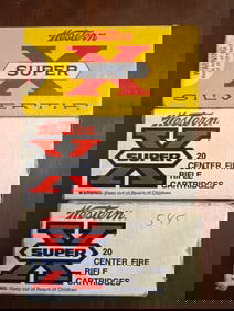 Vintage Western Super-X Rifle Cartridge Boxes